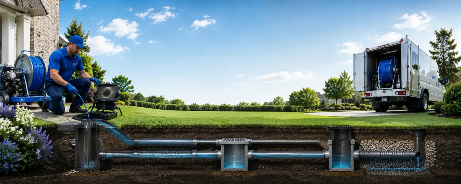 Outdoor drain cleaning information for Pinehurst, TX