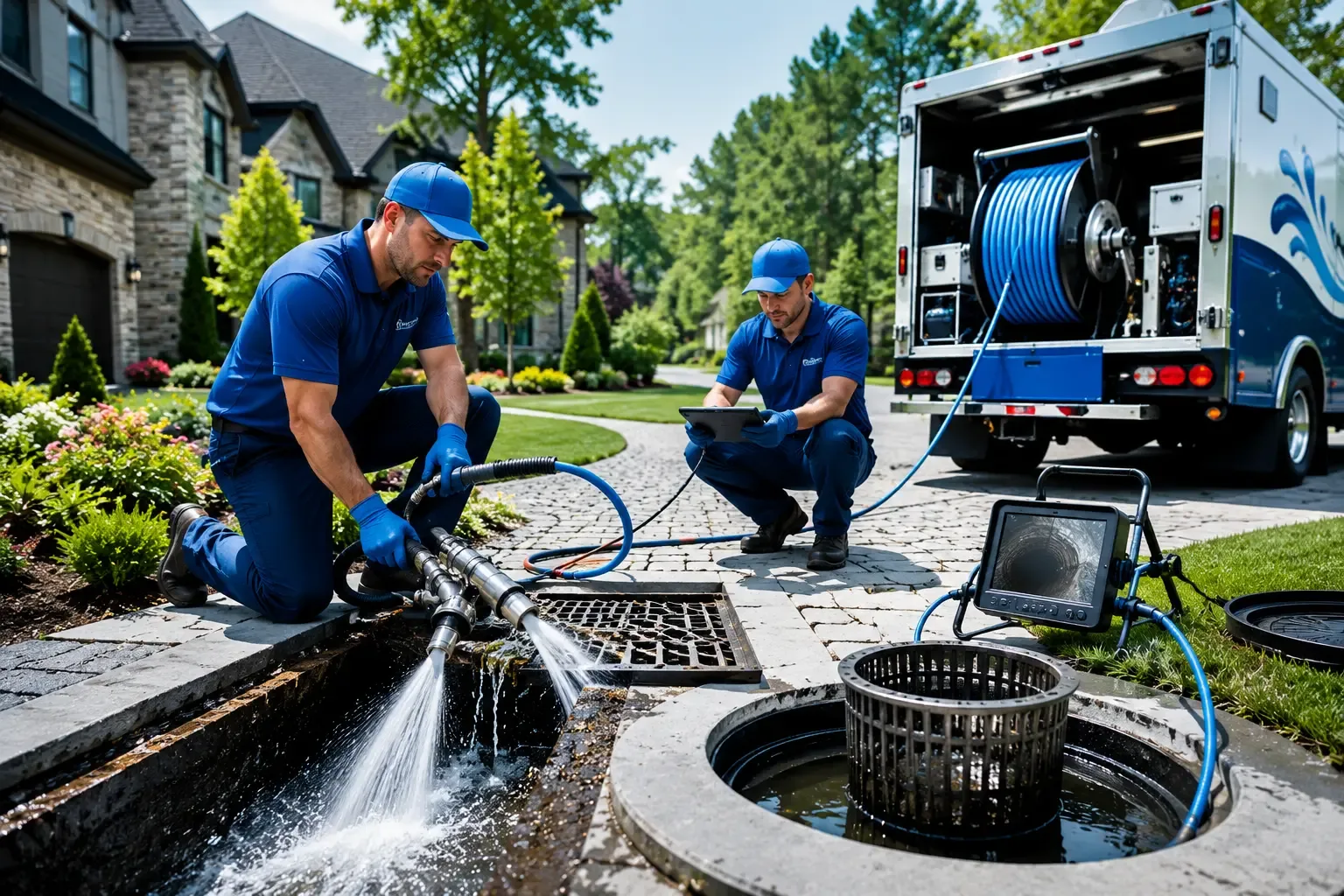Local outdoor drain cleaning professionals in Pinehurst, TX