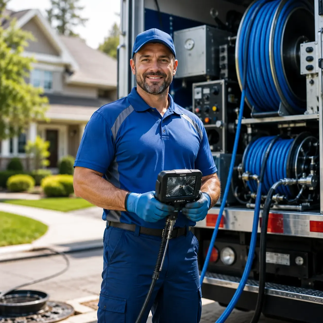 Local outdoor drain cleaning specialists in Pinehurst, TX